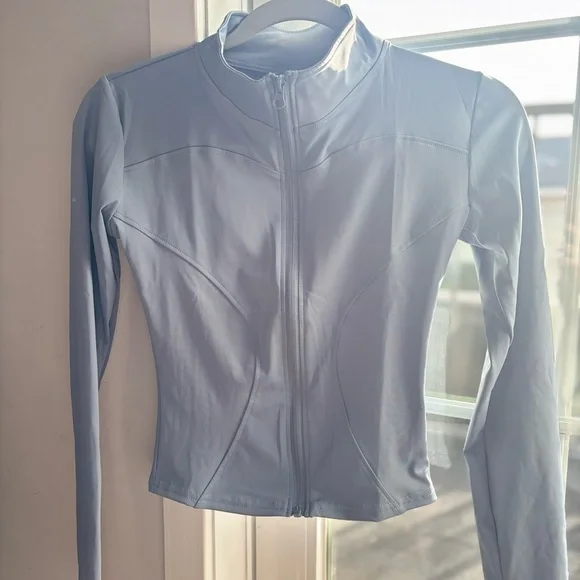Women's Light Blue Jacket - Picture 5 of 8